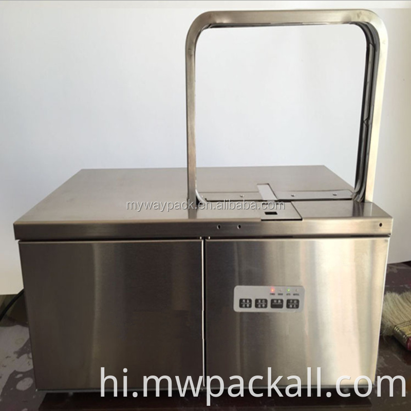 शतावरी सलाद बांधने की मशीन/अर्ध-स्वचालित सब्जी वॉशर बंडल मशीन